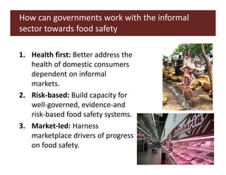 Food safety as a pathway to nutrition: The MoreMilk project