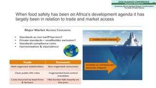Why food safety matters to Africa: Making the case for policy action