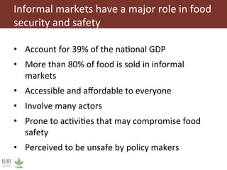 Food safety policy in 9 African countries