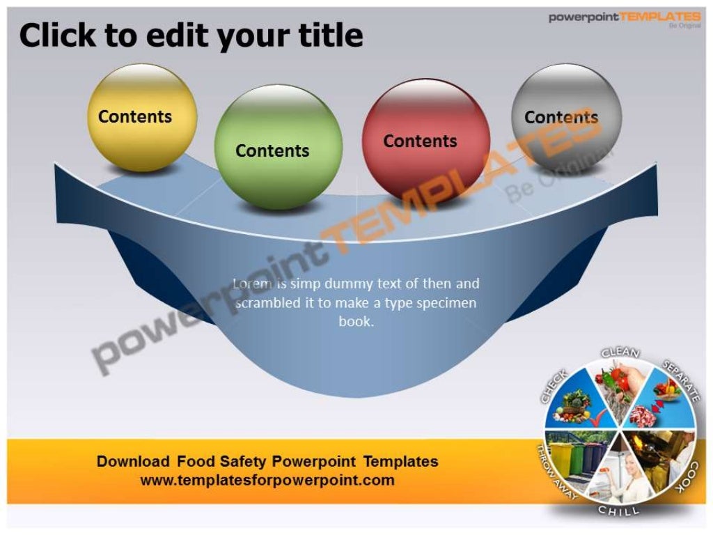 Food Safety Powerpoint Templates