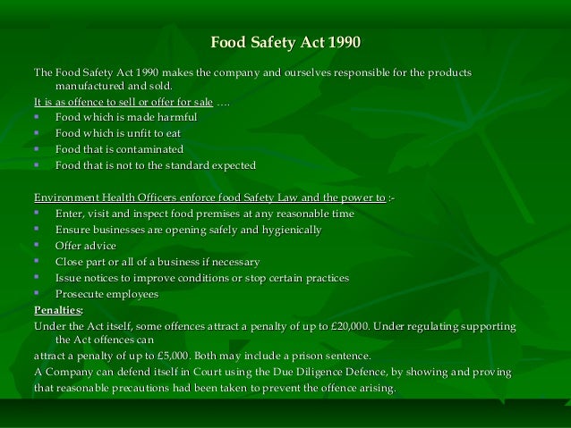 the food hygiene regulations 2006