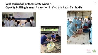 15
Next generation of food safety workers
Capacity building in meat inspection in Vietnam, Laos, Cambodia
 