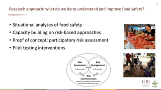 Food safety research and training in informal/wet markets in Southeast Asia