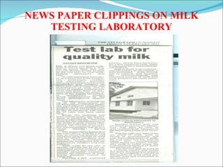 A Joint Initiative for the Improvement of the Quality of Milk Marketed by Milk Vendors in Guwahati city