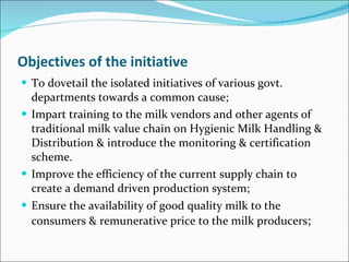 A Joint Initiative for the Improvement of the Quality of Milk Marketed by Milk Vendors in Guwahati city