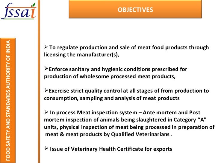 Indian food safety and standards Act, 2006