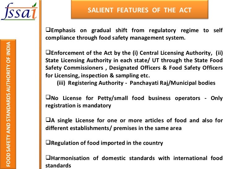 indian food safety and standards act 2006 the food hygiene regulations 2006