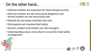 Better food safety solutions in Africa: Understanding the complex social, economic and policy perspectives