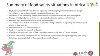 Better food safety solutions in Africa: Understanding the complex social, economic and policy perspectives