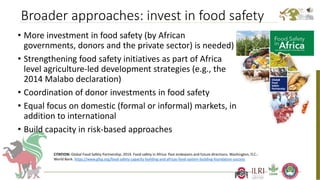 Better food safety solutions in Africa: Understanding the complex social, economic and policy perspectives