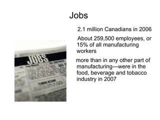 Create a more competitive business climate for the agri-food industry, 