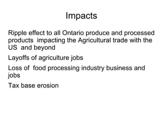 Ag Trade 1.9 per cent  of GDP 