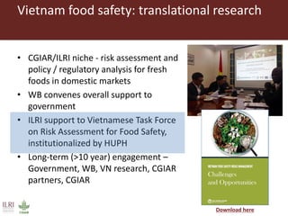 From measuring to managing: The experience of food safety in Vietnam