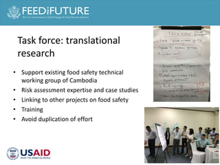 Research and training partnership to assist food safety in Vietnam and Cambodia