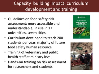 Research and training partnership to assist food safety in Vietnam and Cambodia
