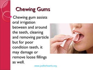 Foods affecting oral health | PPT