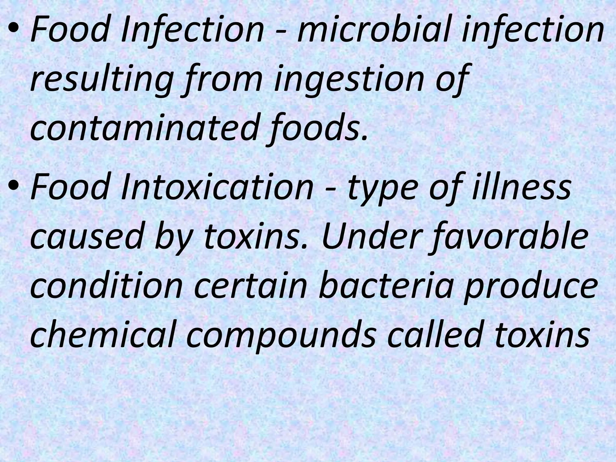 Food sanitation | PPTX