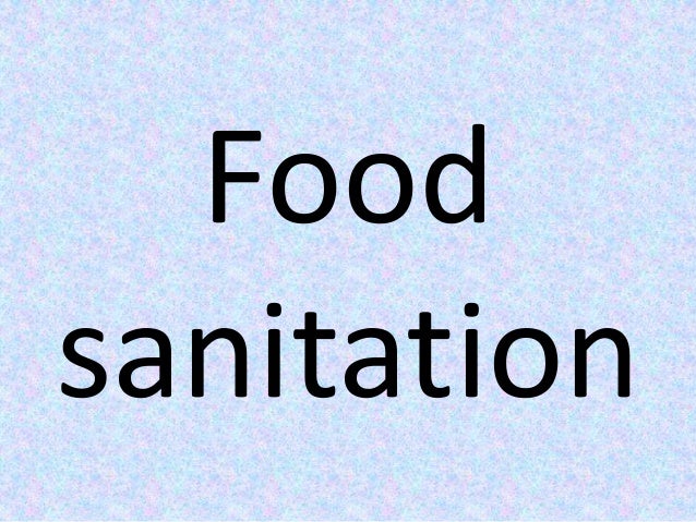 food sanitation
