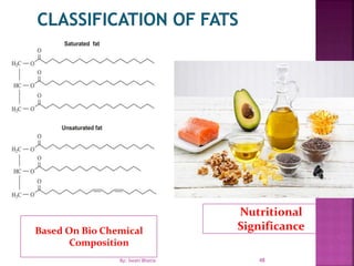 Based On Bio Chemical
Composition
Nutritional
Significance
48By: Swati Bhatia
 