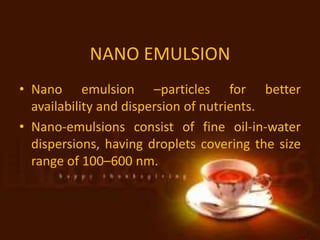 - nanocapsules with
tuna fish oil
- nanocapsules break
only in the stomach
‘Tip-Top Up’ - Omega 3
Bread Canola Active
Oil
...