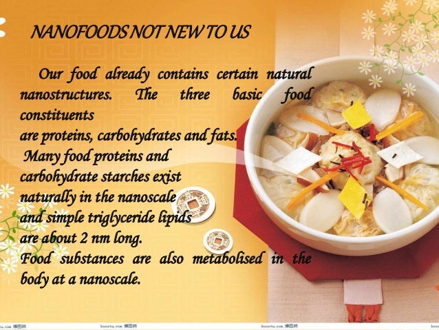 Applications Of Nanotechnology In Food Science