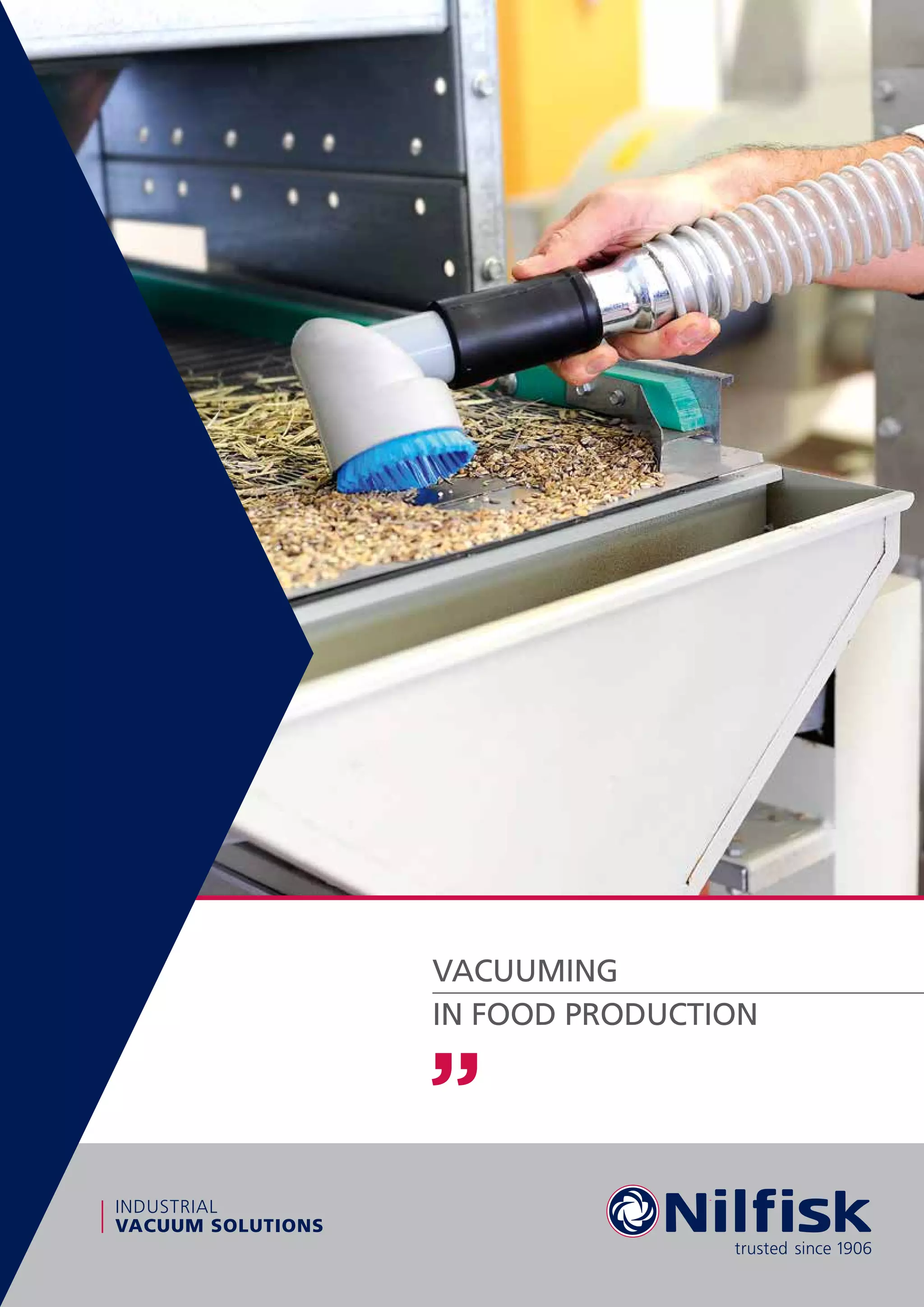 Nilfisk Industrial Vacuum Solutions for the food industry | PDF