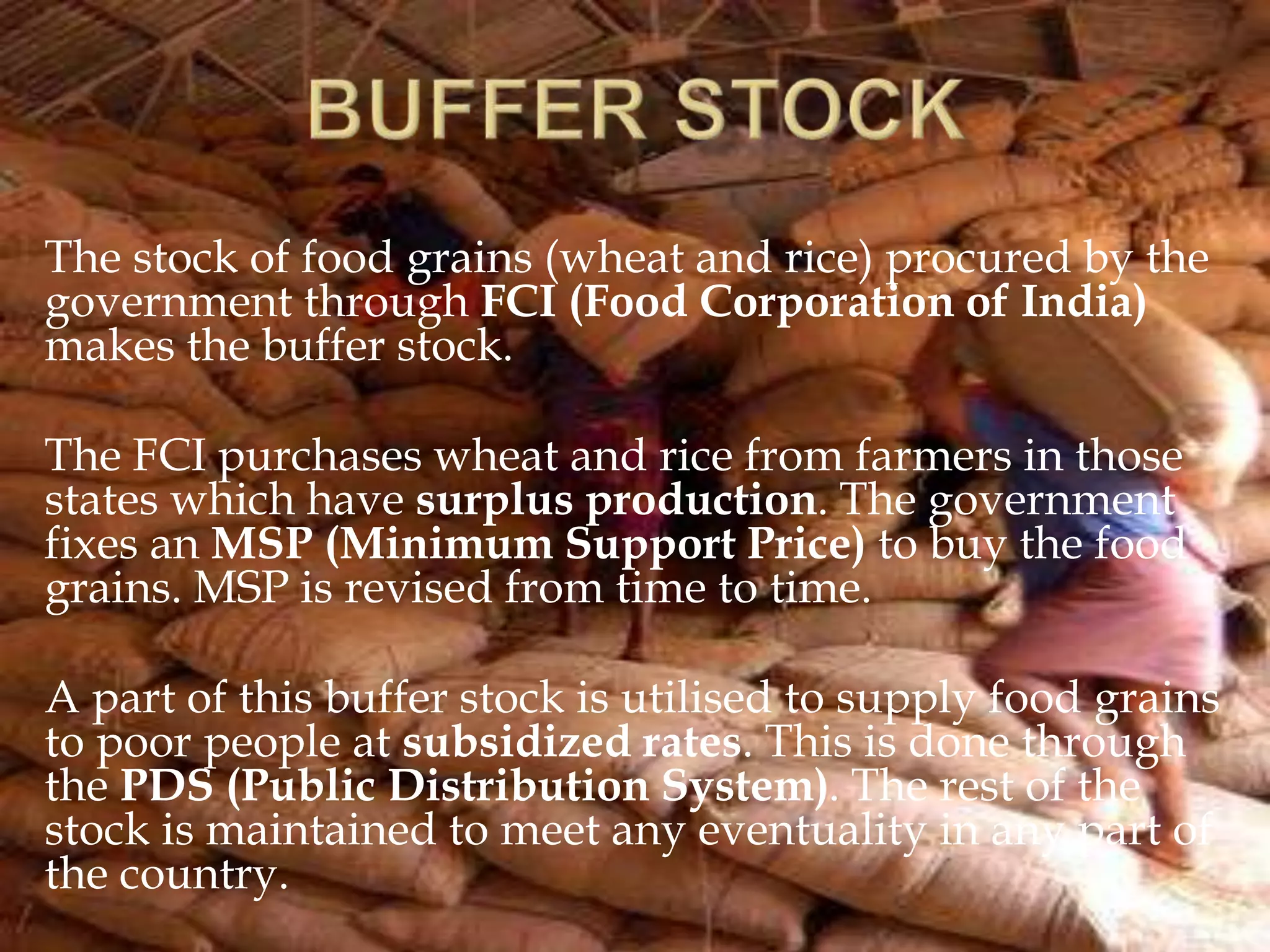Food security in india | PPTX