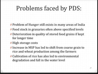 Food security in india | PDF