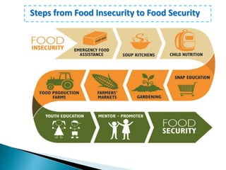 Steps from Food Insecurity to Food Security
 