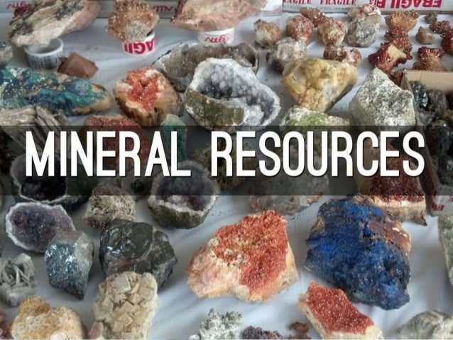 Food security and mineral resources conservation