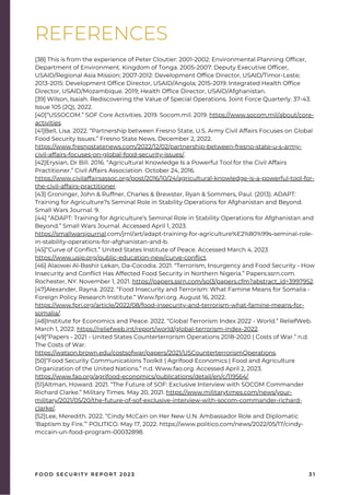 Versatility at the Tip of the Spear: Food Security and the Utility of ...