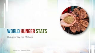 World Hunger Stats
Hungrier by the Millions
January 2023. © Xeraya Capital.
5