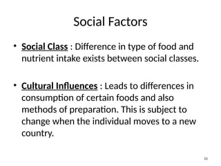 Comprehensive Analysis of Factors Influencing Food Habits and Selection ...