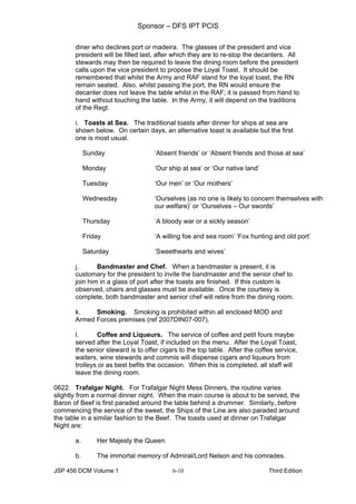 Food and beverage service