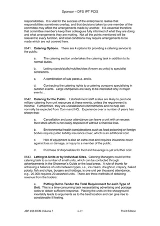 Food and beverage service