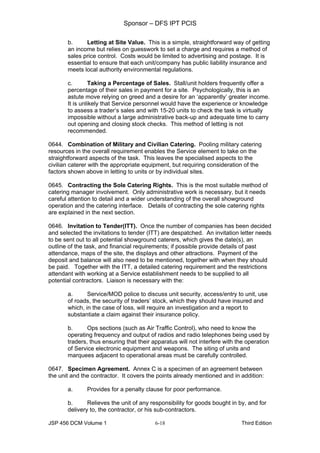 Food and beverage service