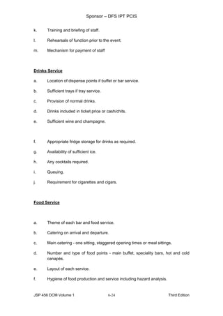 Food and beverage service