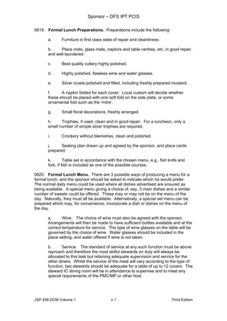 Food and beverage service