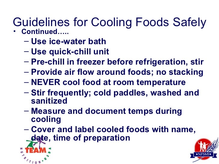 Food service faciltiies