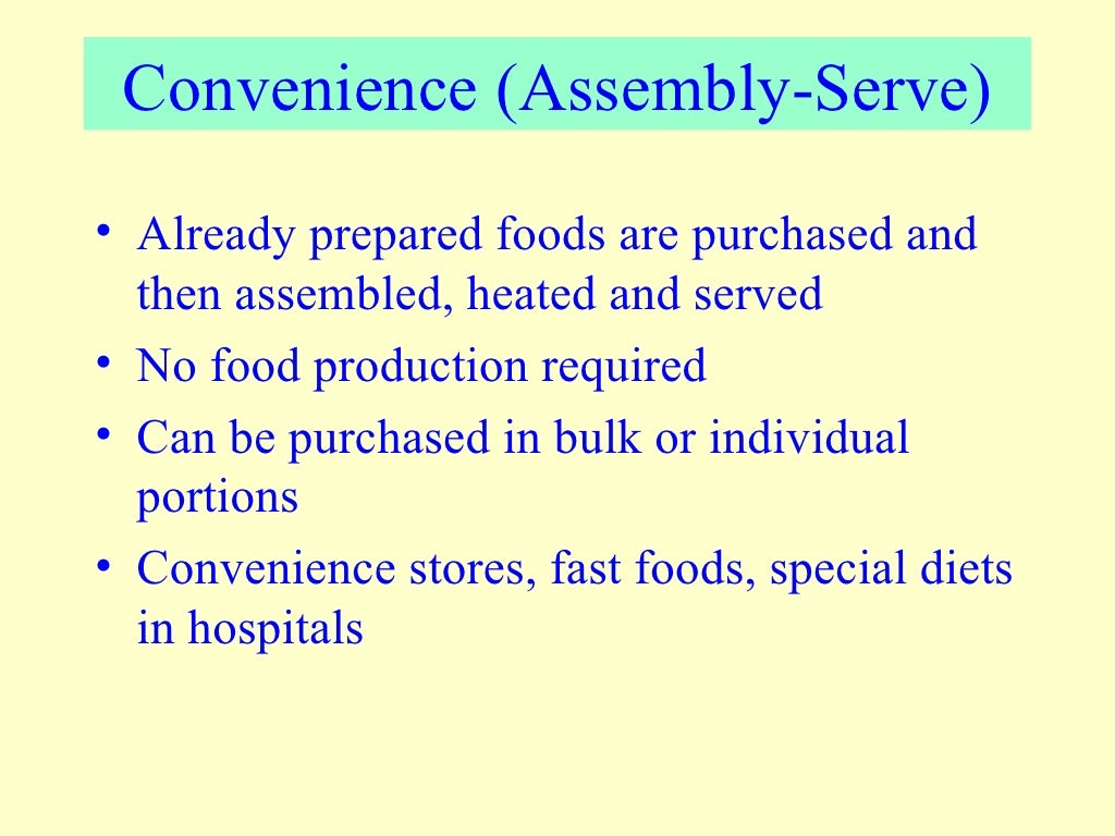 Foodservice systems2