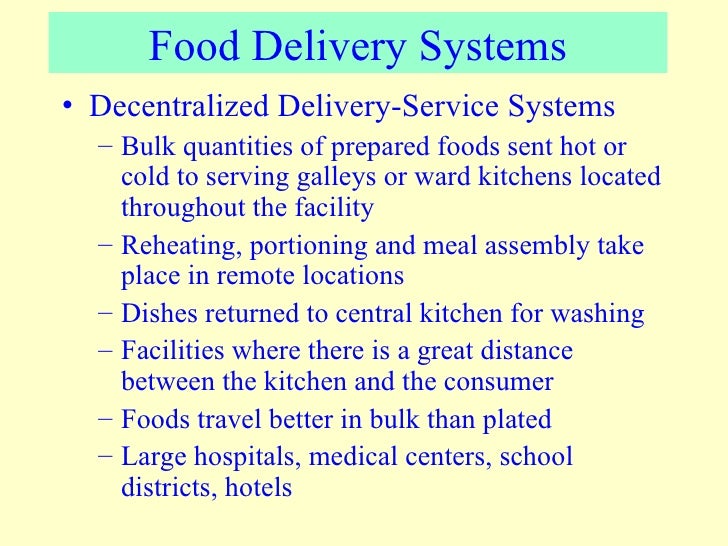 Foodservice systems2