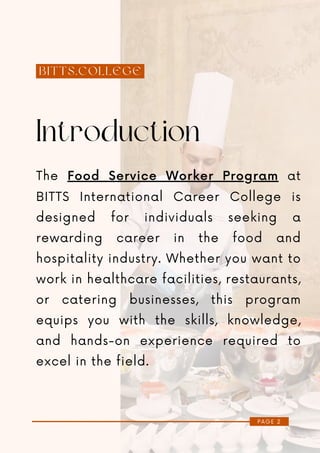 Food Service Training Course Food Service Worker Course Skills, Training & Career Success.pdf