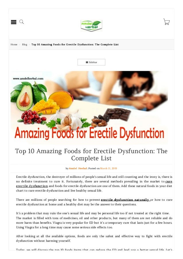 losing weight erectile dysfunction