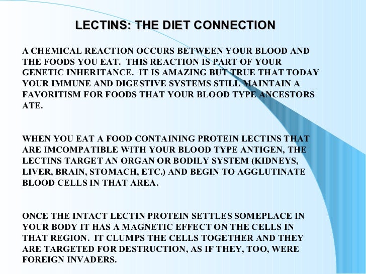 Food List Lectins Food List Lectins