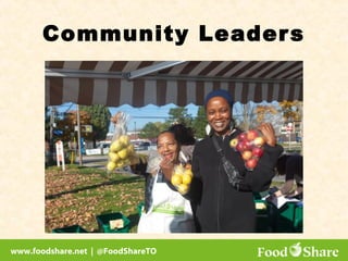 FoodShare's Good Food Box, Mobile and Good Food Markets
