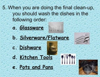 Foods i safety guidelines and safe work habits | PPT