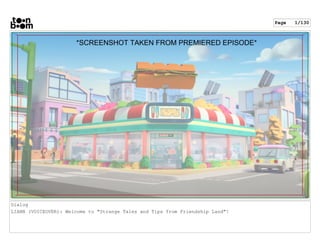 Lego Friends - Slumber Bummer Storyboard | PDF