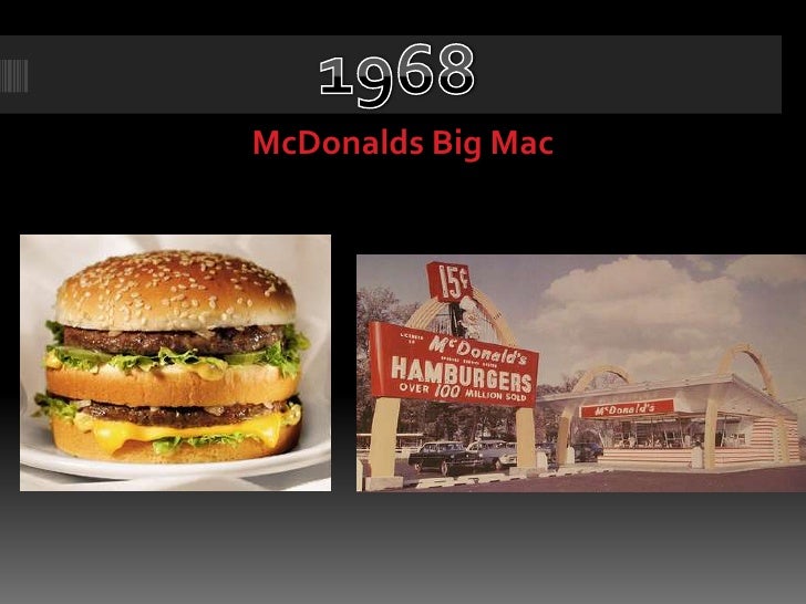 Foods of the 1960’s