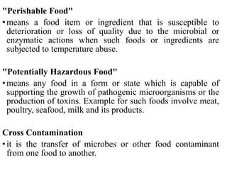 Perishable Food Definition Food soils | PPTX