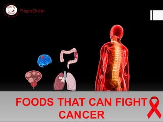 FOODS THAT CAN FIGHT
CANCER
 